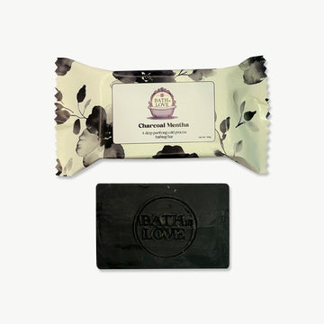 Bar of soap with packaging featuring 'Bath & Body' branding on a white background